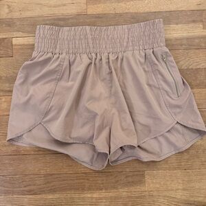 Baleaf Women's Tan 2-in-1 Running Shorts - Size L
 b89